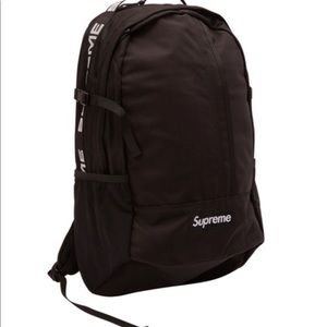 NWT SUPREME Black Backpack